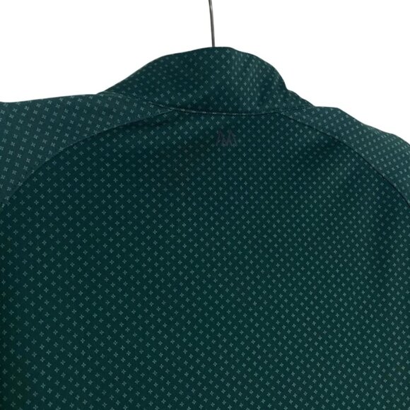 Mizzen + Main Mens Green Long Sleeve 1/4 Zip Casual Pullover Sweater Shirt Large - Picture 4 of 6